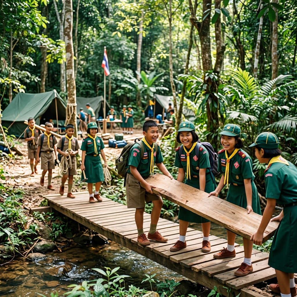 โครงการเข้าค่ายลูกเสือ-เนตรนารี