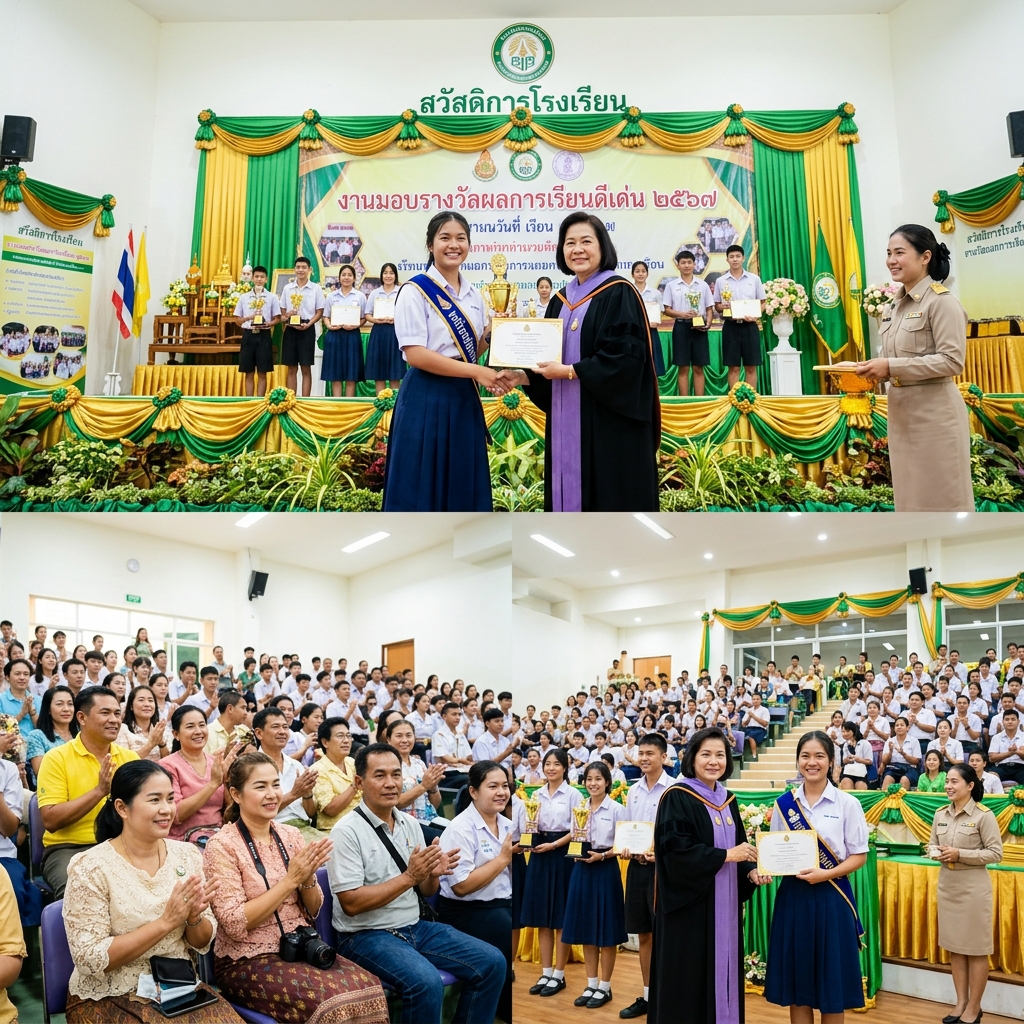 พิธีมอบรางวัลนักเรียนดีเด่น